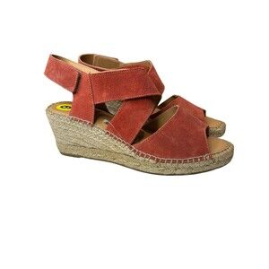 Gaimo Women's Suede Espadrille Sandals Size 9 Ankle Strap Open Toe Boho NWOB